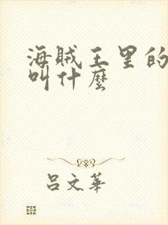 海贼王里的骷髅叫什么封面