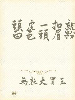 头皮一扣就很多白色头屑粉末