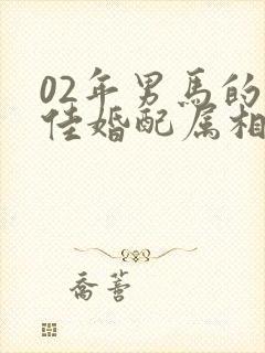 02年男马的最佳婚配属相