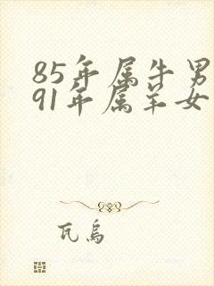 85年属牛男与91年属羊女有结婚的吗有过好吗