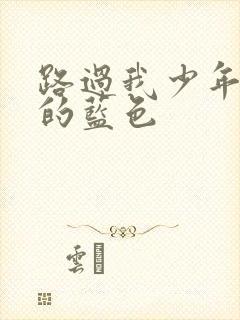 路过我少年时光的蓝色