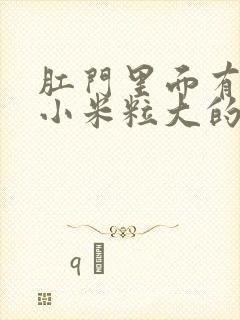 肛门里面有一个小米粒大的硬疙瘩