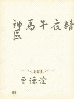 神马午夜精品二区封面