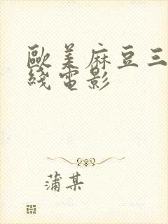欧美麻豆三区在线电影封面