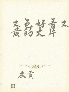 又色好看又爽又黄的大片