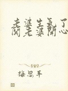 老婆生气了怎么哄老婆开心