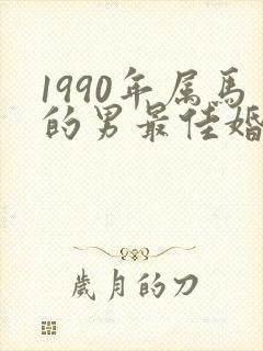 1990年属马的男最佳婚配封面