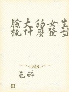 脸大的女生适合梳什么发型