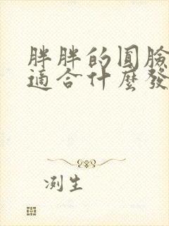 胖胖的圆脸男生适合什么发型