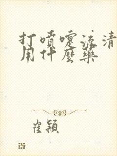 打喷嚏流清鼻涕用什么药