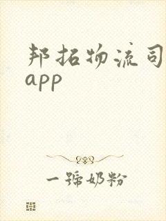 邦拓物流司机端app