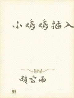 小鸡鸡插入逼里