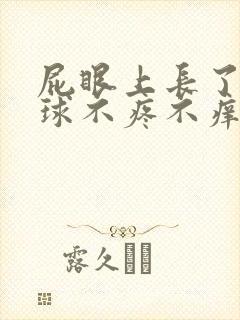 屁眼上长了个肉球不疼不痒