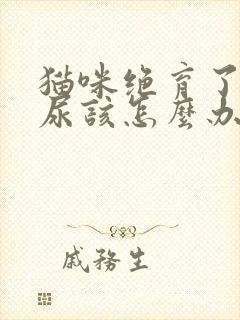 猫咪绝育了还乱尿该怎么办