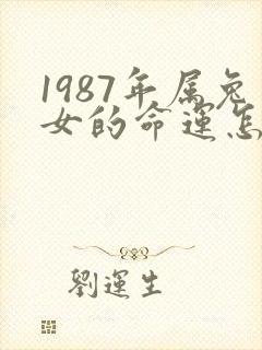 1987年属兔女的命运怎么样