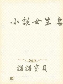 小说女生名字