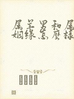 属羊男和属狗女姻缘怎么样封面