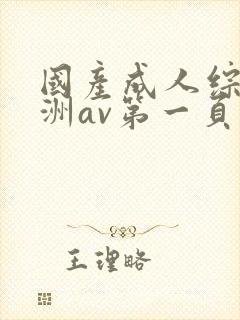 国产成人综合亚洲av第一页