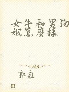 女牛和男狗的婚姻怎么样