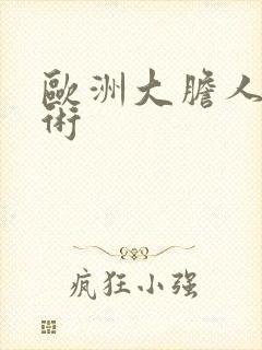 欧洲大胆人体艺术封面