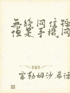 无线网信号很好但是手机网速很慢