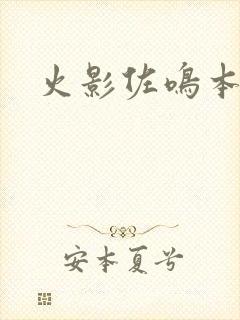 火影佐鸣本子封面