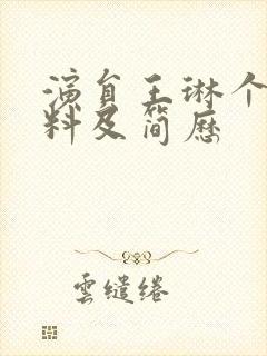 演员王琳个人资料及简历