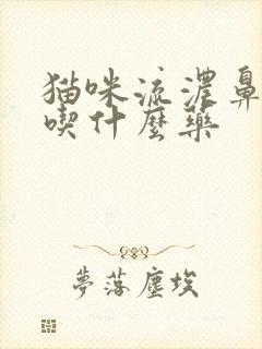 猫咪流浓鼻涕该吃什么药