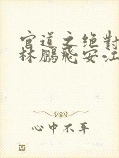 官道之绝对权力林鹏飞安江小说免费全文阅读