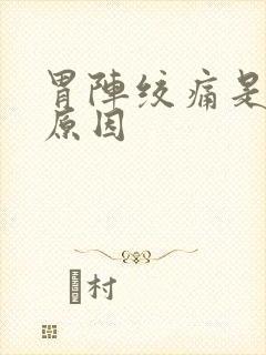 胃阵绞痛是什么原因