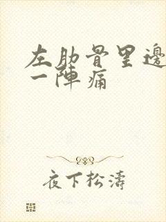 左肋骨里边一阵一阵痛