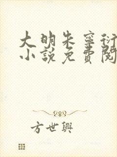 大明朱宁衍穿越小说免费阅读