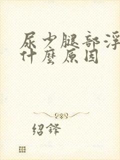 尿少腿部浮肿是什么原因