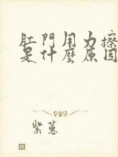 肛门用力擦出血是什么原因