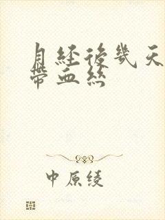 月经后几天白带带血丝封面