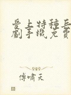 爱上特种兵电视剧手机免费观看全集