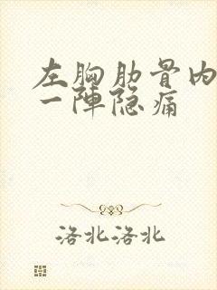 左胸肋骨内一阵一阵隐痛