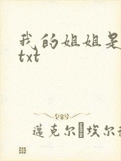 我的姐姐是美女txt