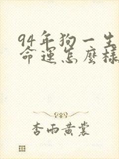 94年狗一生的命运怎么样