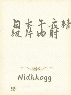 日本午夜精品一级片内射