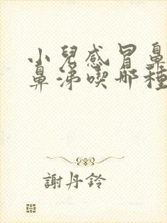 小儿感冒鼻塞流鼻涕吃哪种药好