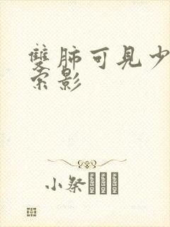 双肺可见少许条索影