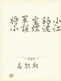 将军家的小娘子小说烟波江南