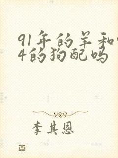 91年的羊和94的狗配吗