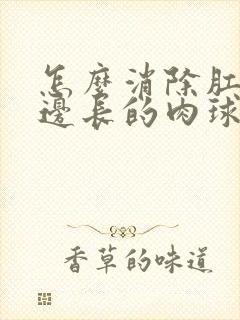 怎么消除肛门旁边长的肉球