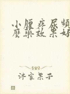 小腹疼尿频吃什么药效果好