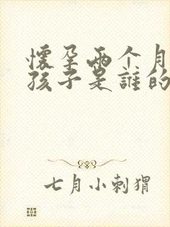 怀孕两个月能查孩子是谁的吗