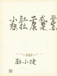 小肚子感觉下坠想拉屎是怎么回事啊