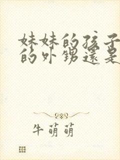 妹妹的孩子是我的外甥还是侄子