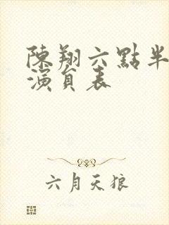 陈翔六点半所有演员表